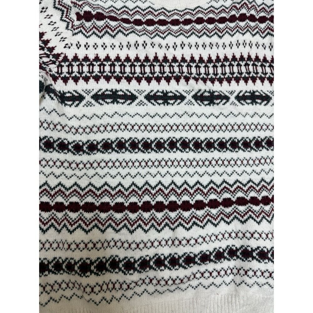 Croft & Barrow Fair Isle Crew Neck Heavy Knit Sweater. Multicolor. Men's. Sz L - Picture 11 of 12